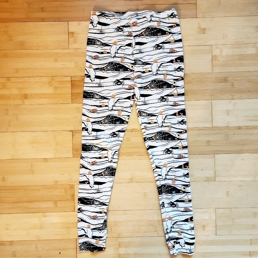 Children's Place Kid's Glow In The Dark 2 Piece Pajama Set Halloween Mummy EUC